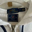 Polo  Ralph Lauren Hoodie 2016 Olympic Brazil Full Zip White Sweatshirt Sz L GUC Photo 4