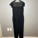 Harper NWT  Rose Gathered Illusion Neck Jumpsuit Size 10 Photo 9