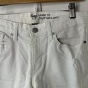 Banana Republic  White Skinny Crop Jeans Women's Size 28  Mid Rise Photo 3