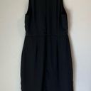 Sienna Sky Black Chiffon Sleeveless Mini Party Dress Faux Wrap Photo 4