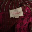 Parker 🎀 NWT  Silk All Over Beaded Blouse Photo 3