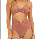 Beach Riot NWOT  Aviva One Piece Swimsuit Desert Mirage Photo 0