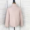 Divided H&M  Cowl Neck Waffle Knit Crop Sweater Mauve Pink XS Photo 3