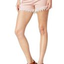 Jessica Simpson  Pink Nomad Distressed Jean Shorts with Lace Crochet Trim 31 Photo 1