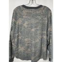 Vintage Havana  Camouflage Long Sleeve V-Neck Pullover Sweater Camouflage Small Photo 6
