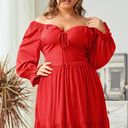 Suzanne Betro Red Corset Dress Photo 2