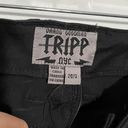 Tripp NYC New  Metallic Front Pants Black Back RARE Size 26/3 Photo 4