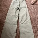 ZARA Marine Straight Green Pants Photo 1