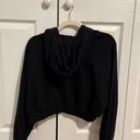 Hollister Black Cropped Zip Up Jacket Photo 2