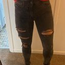 American Eagle Outfitters Skinny Black Jeans Size 8 Photo 0