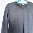 Zyia  Active Black Mesh Long Sleeve Activewear Top Size Small Photo 2