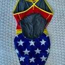 One Piece NWOT Vintage Y2K Splish Awesome Girl Thin Strap  Swimsuit / Wonder Woman Costume - 30 Photo 5