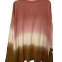 J.Jill  Dip Dyed Peach Sunset Cardigan Size 3X V Neck Button Ombré NWT Photo 1