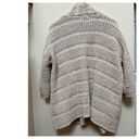 The Korner Open Knit Open Front Pockets Oversized Soft Longline Cardigan XS Photo 3