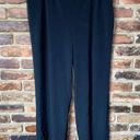 Coldwater Creek  Black Wide Leg Side Zip Dress Pants Women's Size 16 Photo 0