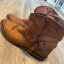 Frye  Harness Size 71/2 Cognac Women's Leather Boots /cowgirl style Photo 0