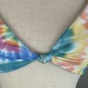 Skatie  x The Salty Blonde Suzanne Penny Bikini Size Medium Oahu Rainbow Tie Dye Photo 1