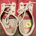 Sanuk NWOB New  Red Canvas Rope Lace-Up Casual Flats Size 9 Photo 3