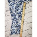 St. John’s Bay NEW St John's Bay Women's Size 6 Blue Floral Print Capri Pants Mid Rise Photo 1