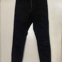 Everlane  High waist skinny stretch black wash jeans size 28 regular Photo 0