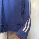 Oleg Cassini Cassini by  Track Womens Jacket Full Zip Stripe Arms Blue White Photo 3