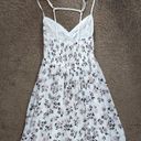 Hollister White Floral Mini Dress, Women's S Photo 6