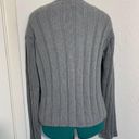 Polo jeans Co. Ralph Lauren vintage gray American flag cable knit sweater L Photo 3