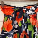 Hollister Y2K  Dark Hawaiian Floral Strapless Tunic Photo 1