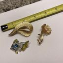 Monet Lot Of 3 Brooch Pins Vintage - Modern 1 Sarah Cov / 1  Fish Photo 3