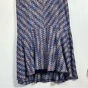 Maeve  byAnthropologie - Westwater Knit Chevron Blue Dress Drop Waist- Size Small Photo 8