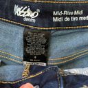 Mossimo Denim  Jean Shorts Mid Rise Midi Super Stretch Womens 6 Waist 28 Photo 4