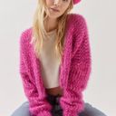 Urban Outfitters UO Elise Cropped Fuzzy Cardigan NWT Photo 4