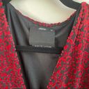 C/MEO COLLECTIVE C/Meo breakthrough red velvet long sleeves mini dress size XL Photo 7