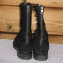 All Saints Black Military Combat Boots Photo 4