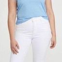 Good American  good curve ivory white cropped new without tags jeans Photo 0