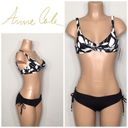 Anne cole  black & white floral bikini set. NWT Photo 14