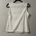 Rae Dunn  Shirt Women’s X-Small XS White NWT Tank Top Beach Bum Casual Summer Photo 7