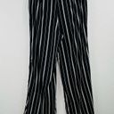 Like an angel  Black White Striped Wide Leg Dress Slacks Pants SZ Small 28" Waist Photo 9