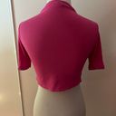 Naked Wardrobe Barbie Pink Bodycon crop Top Sz S Photo 2