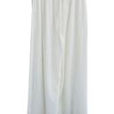 Nasty Gal NEW  Crinkle Cotton Wide Leg Pants Cover Up Size Large Photo 7