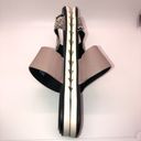 Sorel  Ella II Snakeskin 2 Strap Sandals Mauve Gray Black Size 8 Photo 4