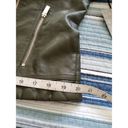 Krass&co Boundless North North&. Womens Faux Leather Moto Jacket Wonderland Green Sz M Photo 14