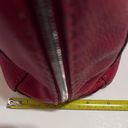 Fendi Authentic  Selleria Red Leather Large Tote Bag Overnight Satchel Handbag Photo 4