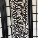 Divided Zebra Animal Print Dress Black White Medium Photo 3