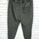 BCBGMAXAZRIA  Heather Gray Joggers Branded Waistband Size M Photo 1