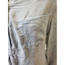 Just living  Women's Solid Gray Polyester Henley Neck Long Sleeve Casual Shirt S Photo 2