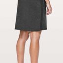 Lululemon  Start Anew 21” Skirt in Heathered Black W-403 Size 6 Photo 2