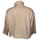 Tuckernuck  100% Wool Cream Thick Knit Turtleneck Size L Photo 4