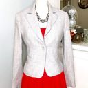 BCBGMAXAZRIA  Gray Wool Ruffle Blazer Suit Jacket Small Photo 0