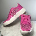 Juicy Couture  Sneakers Fashion Dyanna Size 8.5 Pink All Over Logo Barbie Pink Photo 12